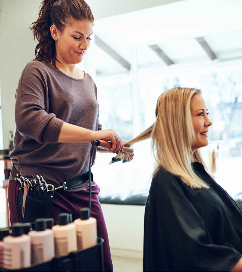 Bilde av en frisørsalong